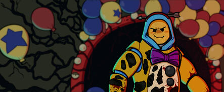 Half body + background example